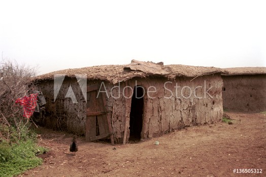 Picture of Maasai village Kenya